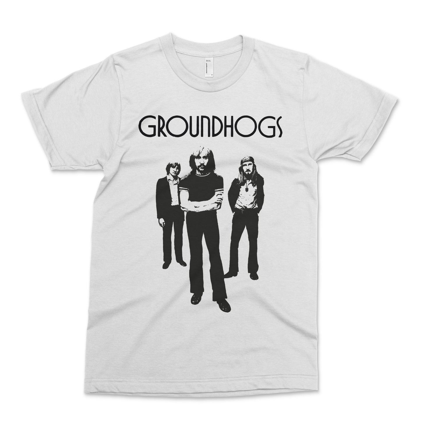 Groundhogs - Split - Double Sided White T Shirt